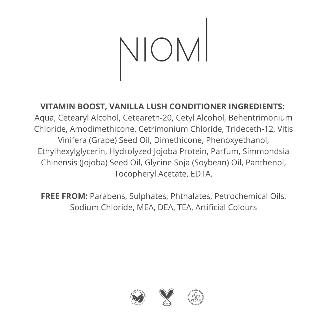 NIOMI Vanilla Lush, Vitamin Boost Conditioner 250ml