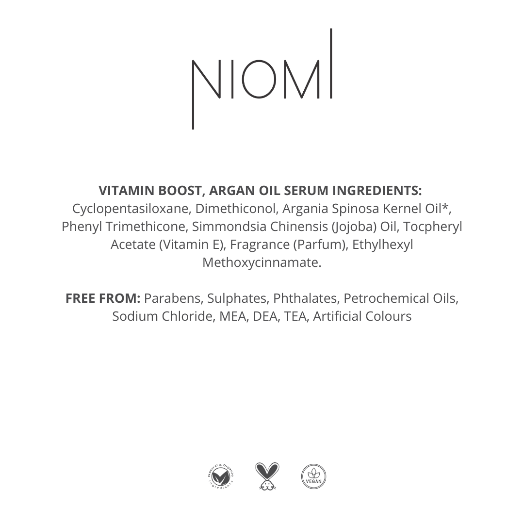 NIOMI Vitamin Boost, Argan Oil Serum 50ml