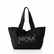 A black canvas tote bag with white printed text reading 'NIOMI AUSTRALIA' on the front, shown against a plain white background.